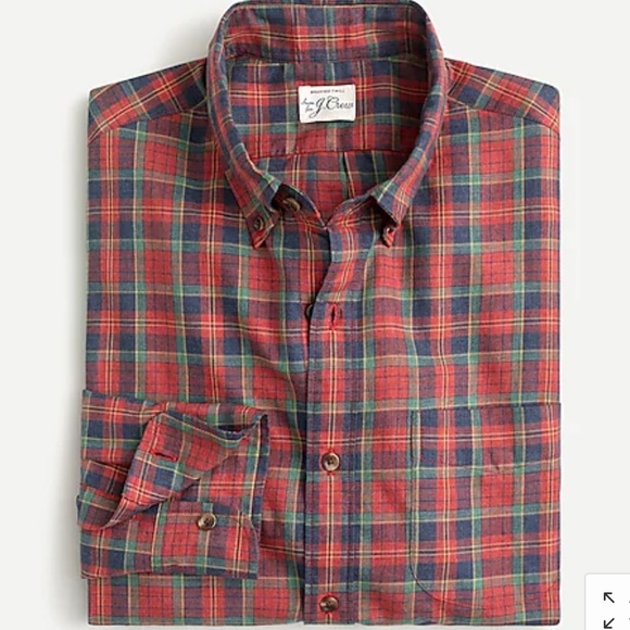 J Crew Slim Untucked Brushed Twill Shirt, NWT